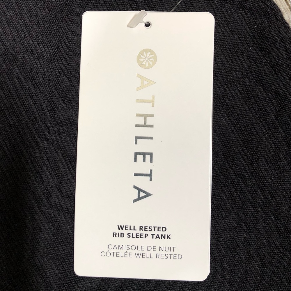 ATHLETA Women’s Well Rested Rib Sleep Tank Size S - Picture 3 of 8